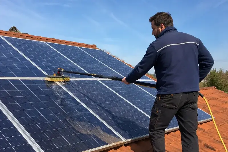 Nettoyage et entretien de panneaux solaires à Talais